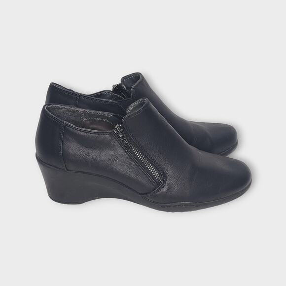 A2 Heelrest by Aerosoles black zipper ankle boot woman's size 8.5 - Picture 6 of 12